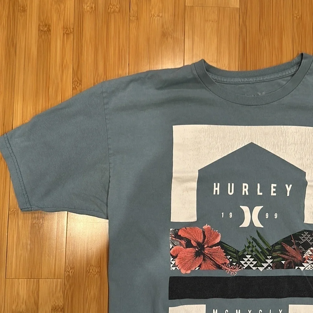 Hurley short sleeve shirt size large men’s - Picture 4 of 7